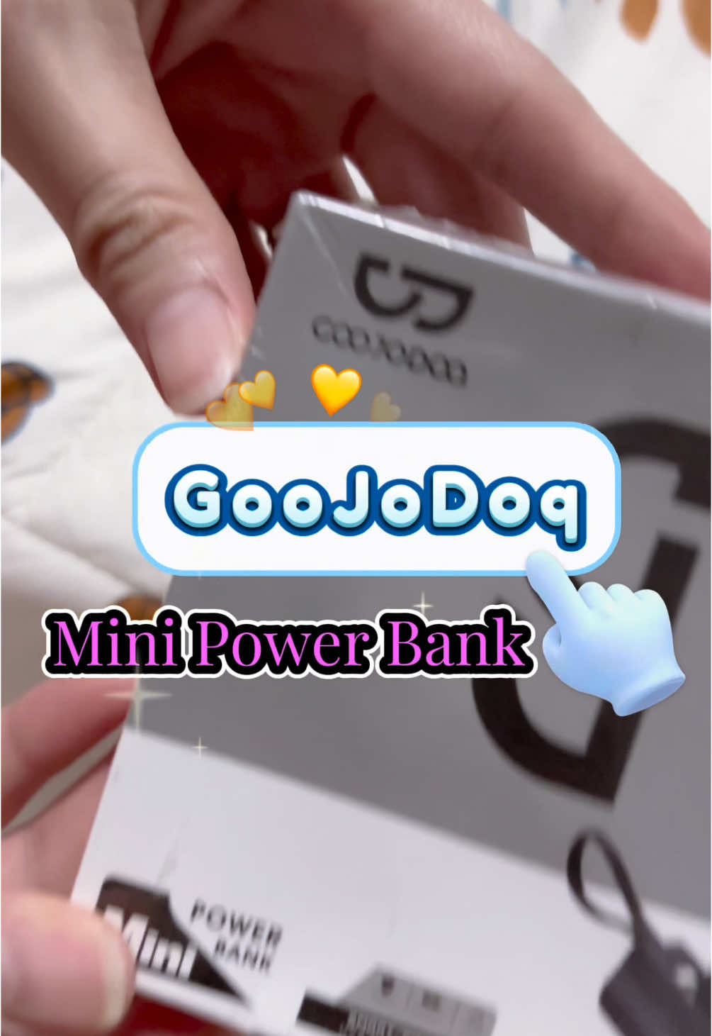 Goojodoq Mini Power Bank น่ารักปุ๊กปิ๊ก พกพาสะดวกฝุด!! #powerbank #powerbankmini #powerbankfastcharging #goojodoqpowerbank 