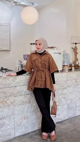 outfit buat ngopi😍 #outfitinspo #viral #soundviral #ootdhijab #ootdfashion #ootdinspiration #ootdhijabstyle #fyp #foryou #spilloutfit #fypage #outfitoftheday #ootdselebgram #jjviral #inspirasioutfit #rekomendasioutfit #OOTD 