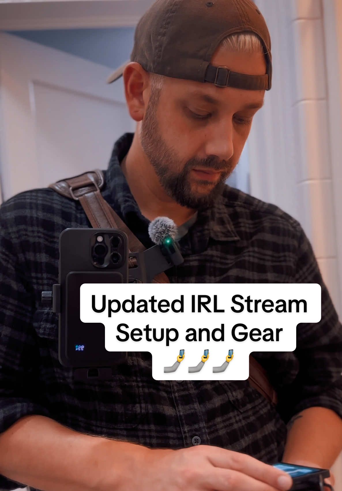 Updated IRL Stream Setup! 🤳 #irl #streaming #live #tiktoklive #streamer #CapCut 