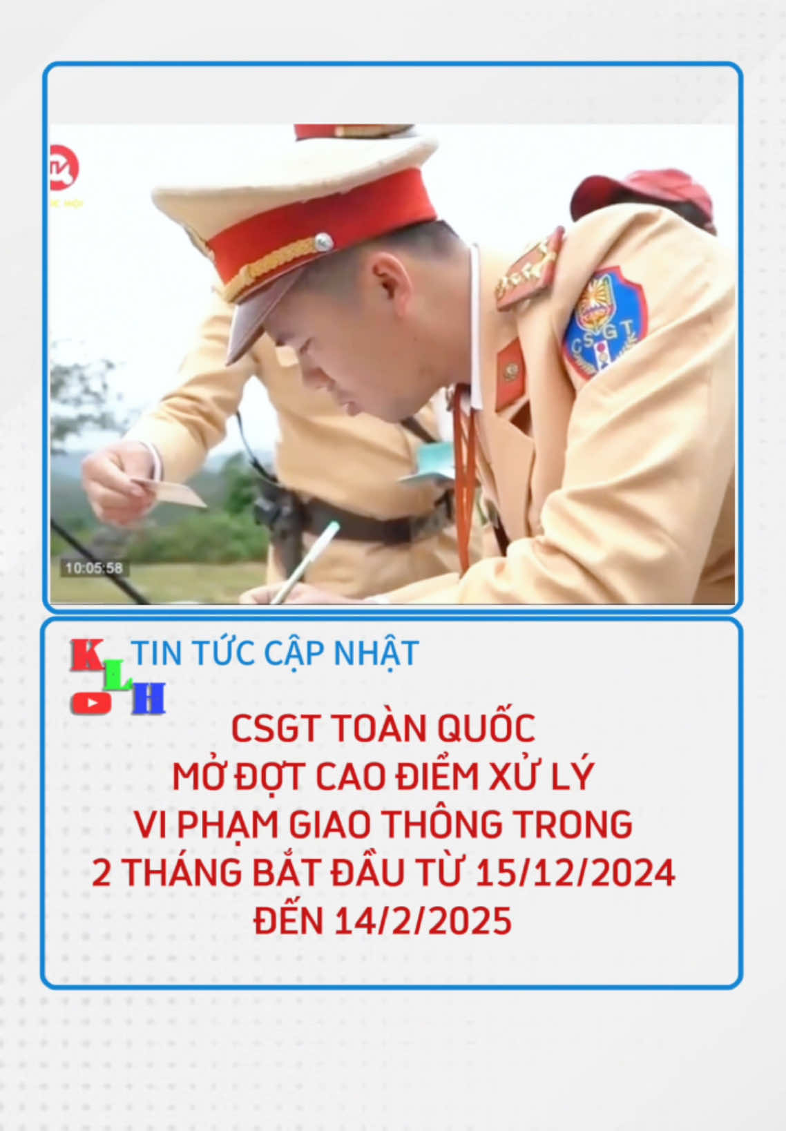 Bộ công an mở đợt cao điểm xử lý vi phạm giao thông trên toàn quốc #viral #xuhuong #tintuc #bocongan #giaothong #csgt #csgt_vietnam 