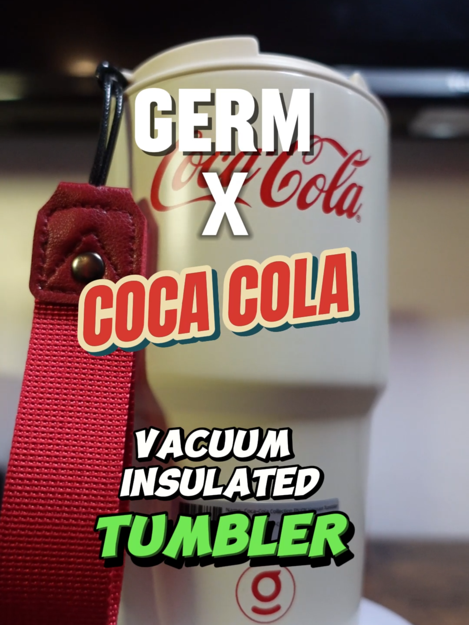 TINAPOS NA NG OG ANG LABAN - NAG-RELEASE NG OFFICIAL BA NAMAN E -  GERM x COCA COLA 580mL Vacuum Insulated Tumbler #drinks #flask #tumbler #official #germ #waterbottle #coffeemug #vacuuminsulated