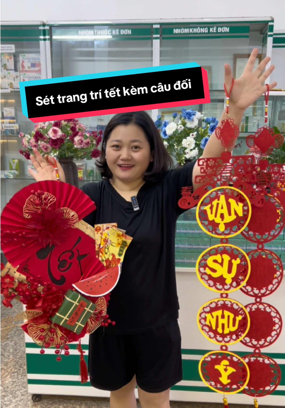 Sét trang trí tết kèm câu đối, #xuhuongtiktok #tientuoitanbg #tet #ấttỵ2025 