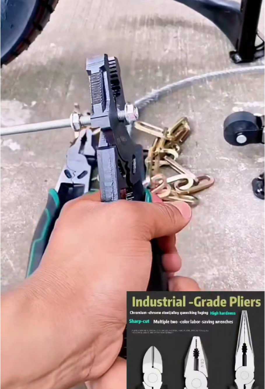 High-quality industrial grade multi-functional wire stripping vice # Multi-functional wire pliers # Know horsepower wire pliers # Good tools to share # high-performance practical#fyp #philippines #fouryou #tiktok #hardwaretools 