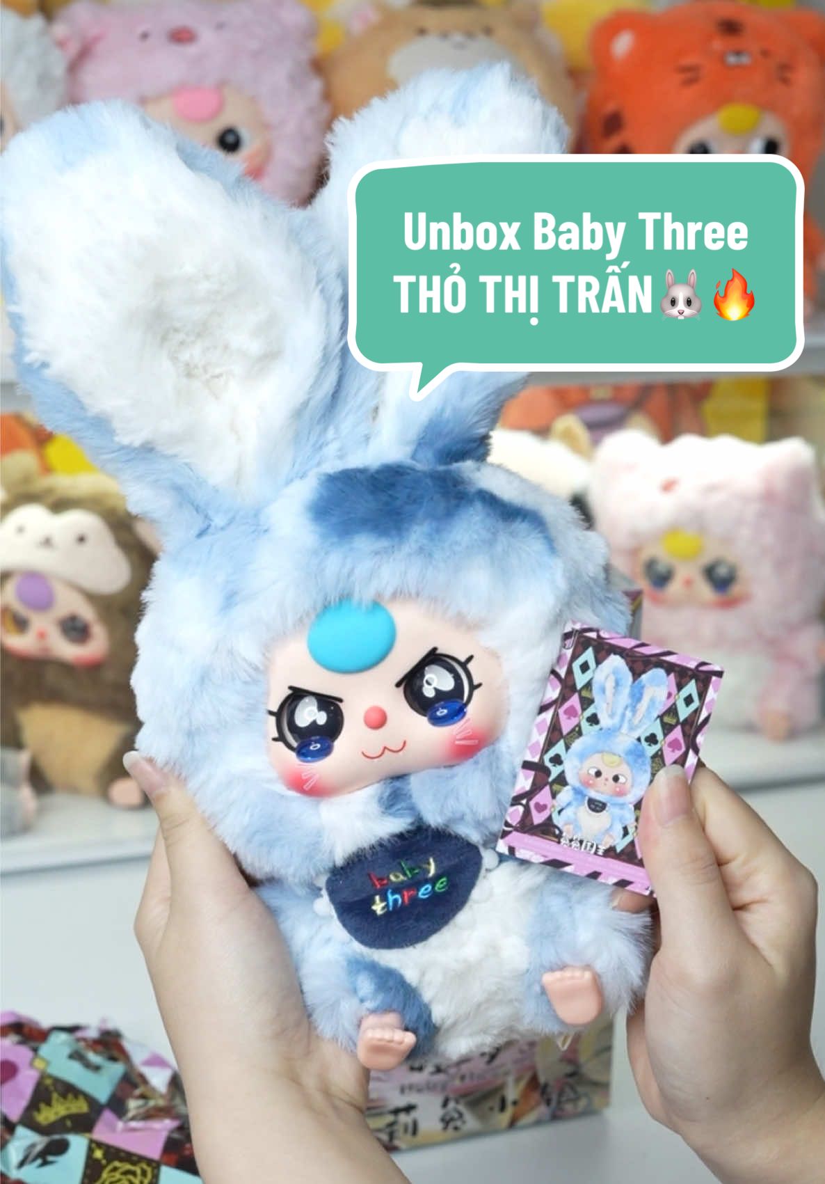 Cùng tụi mình unbox BABY THREE THỎ THỊ TRẤN đang siêu hiếm và hot ở thời điểm hiện tại nhaa🔥🐰‼️ #babythree #babythreelilytown #babythreelilyrabbit #bb3 