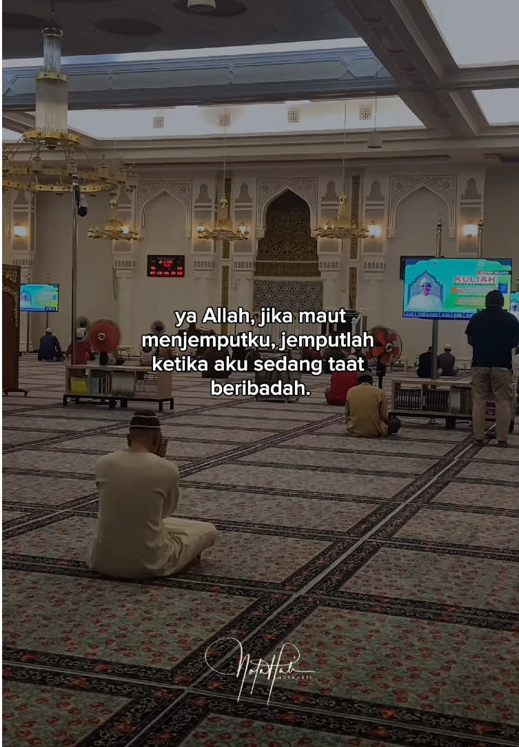 Ya..Allah Kurniakan pengakhiran kami Suatu Masa Nanti Dalam Husnul Khotimah .Moga diri ini terus Istiqomah untuk menjadi hambaMu yang bertaqwa 🤲🏻 #fyp #foryoupage #selfreminder #reminder #quotes #story #islamic_video #islam #aestheticvibes #astaghfirullah #laillahaillallah #hambaallah #jannah #sadvibes #healing #quotes #husnulkhotimah  #fypindonesia  #galau #galaubrutal #gamon  #taubat #hijrahyuk #hijrah_istiqomah  