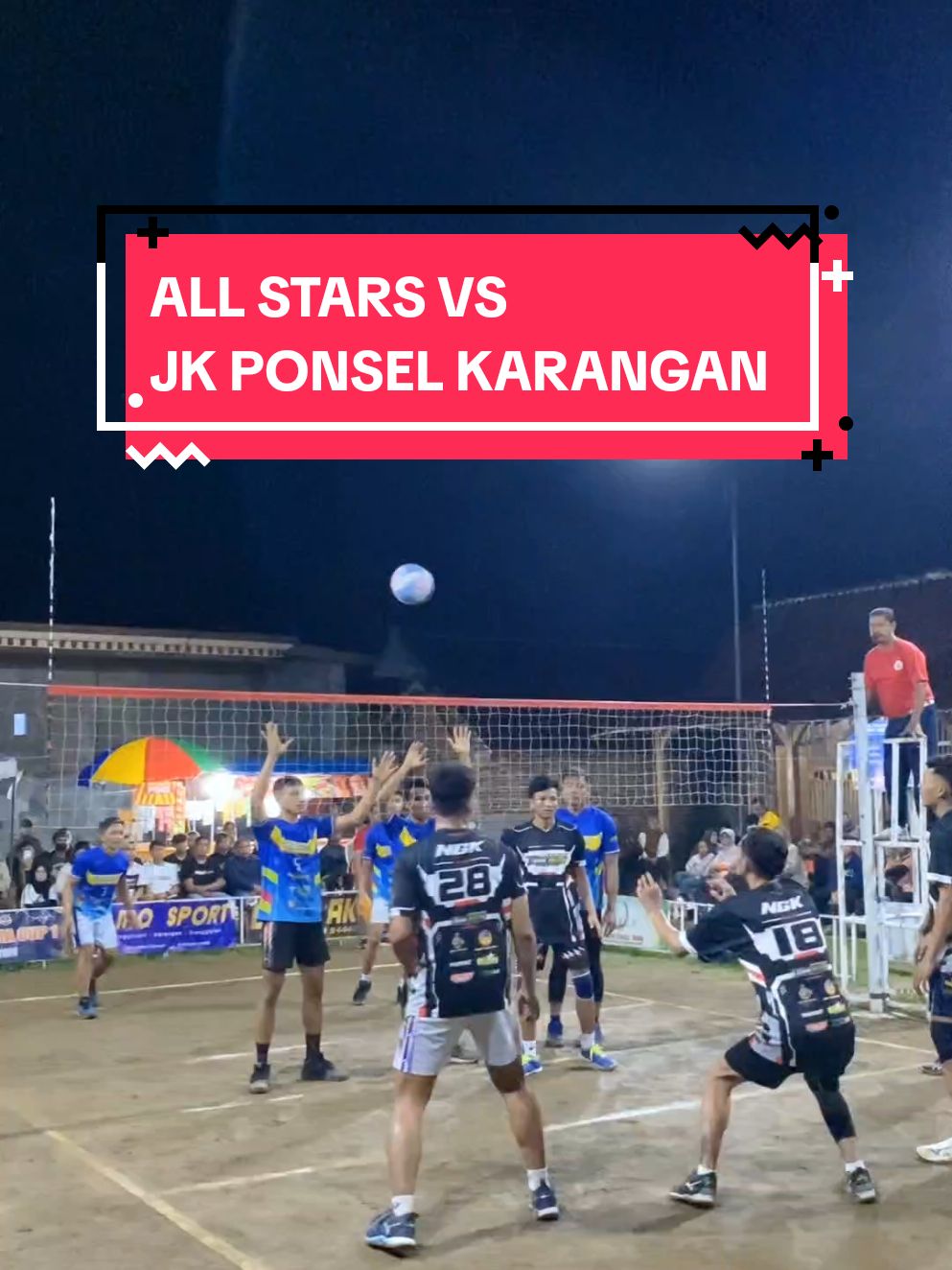 ALL STARS (TEMPURAN-PONOROGO) VS JK PONSEL KARANGAN (WONOREJO-GANDUSARI) SKOR 3-2🔥🔥🔥 semakin seru bolo💃#vollyball #vollyplastik #trenggalek24jam #mudatamacup12024 #fyp 