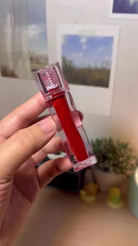 @inga_official Blurring Velvet Matte Tint in Flirting Red ♥️ #inga #makeup #liptint #liptintviral #matteliptint #velvetliptint 