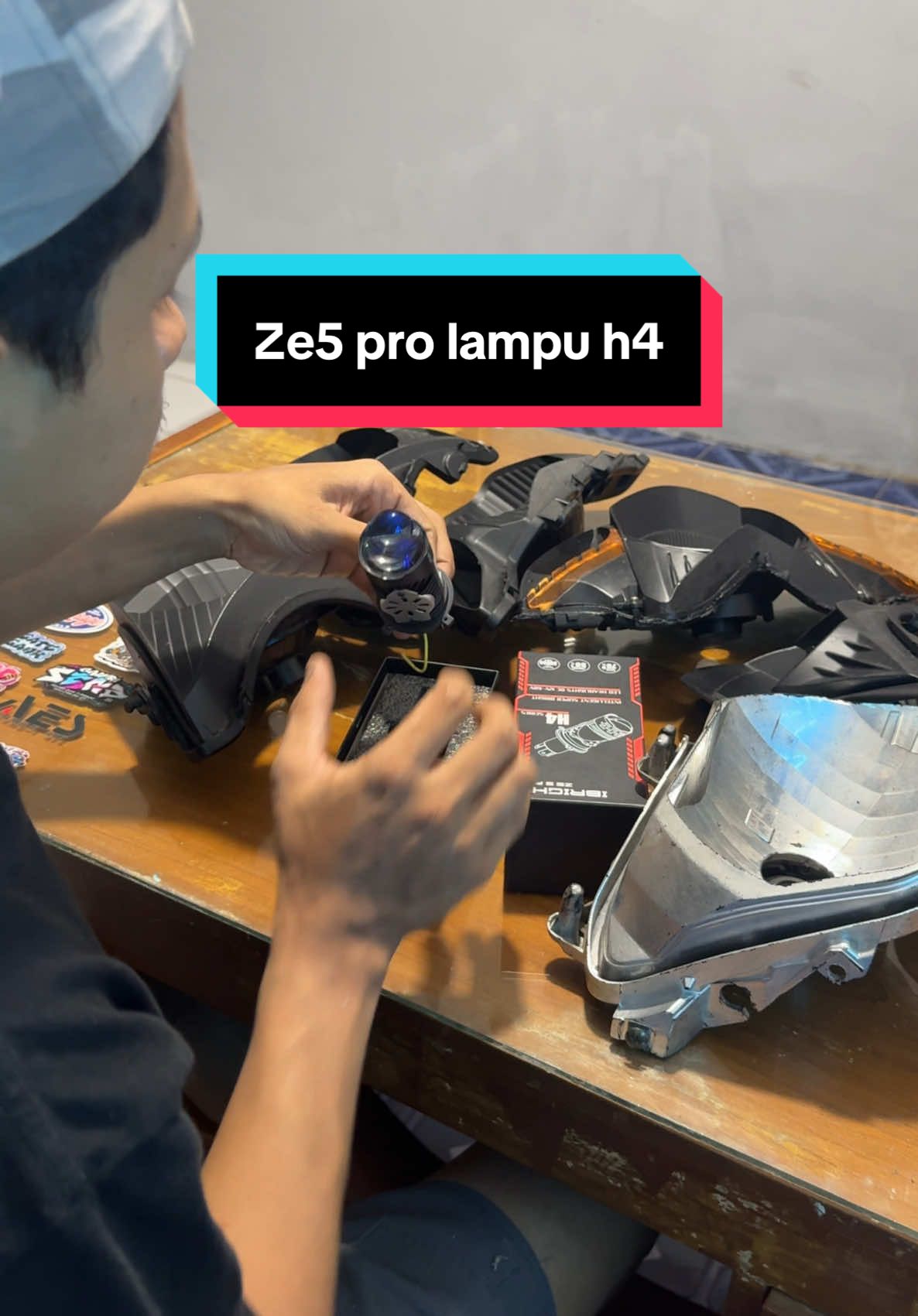 Ze5 pro rekomendasi lampu h4 yang tinggal pnp tinggal pasang