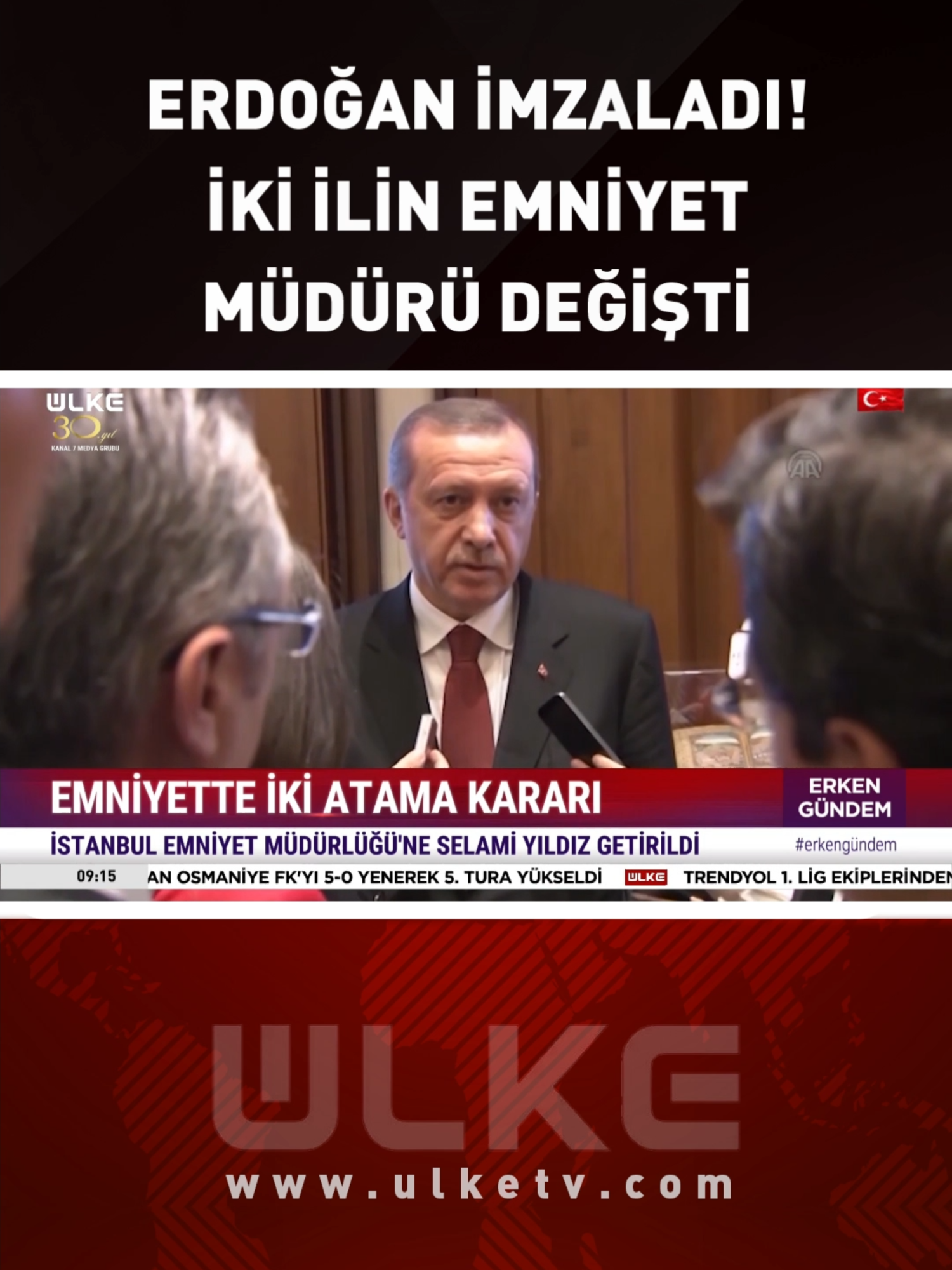 Erdoğan İmzaladı! İki İlin Emniyet Müdürü Değişti... #shorts