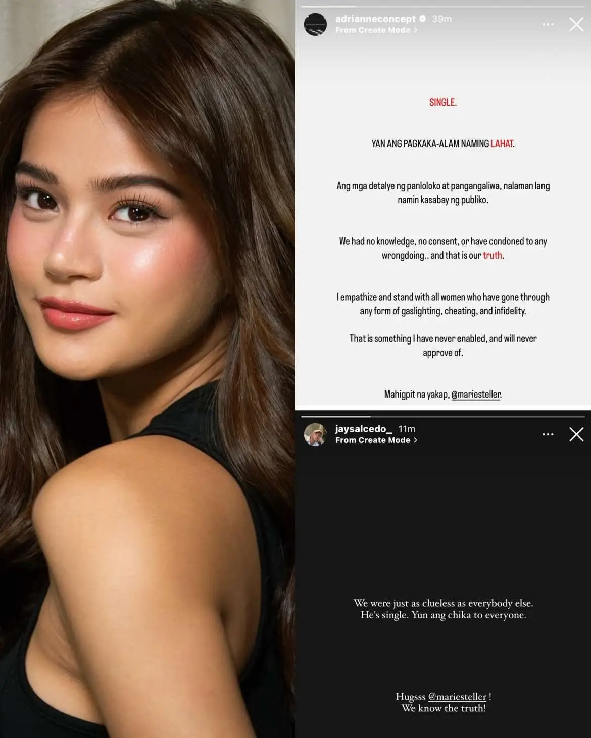 Maris Racal Glam Team:  