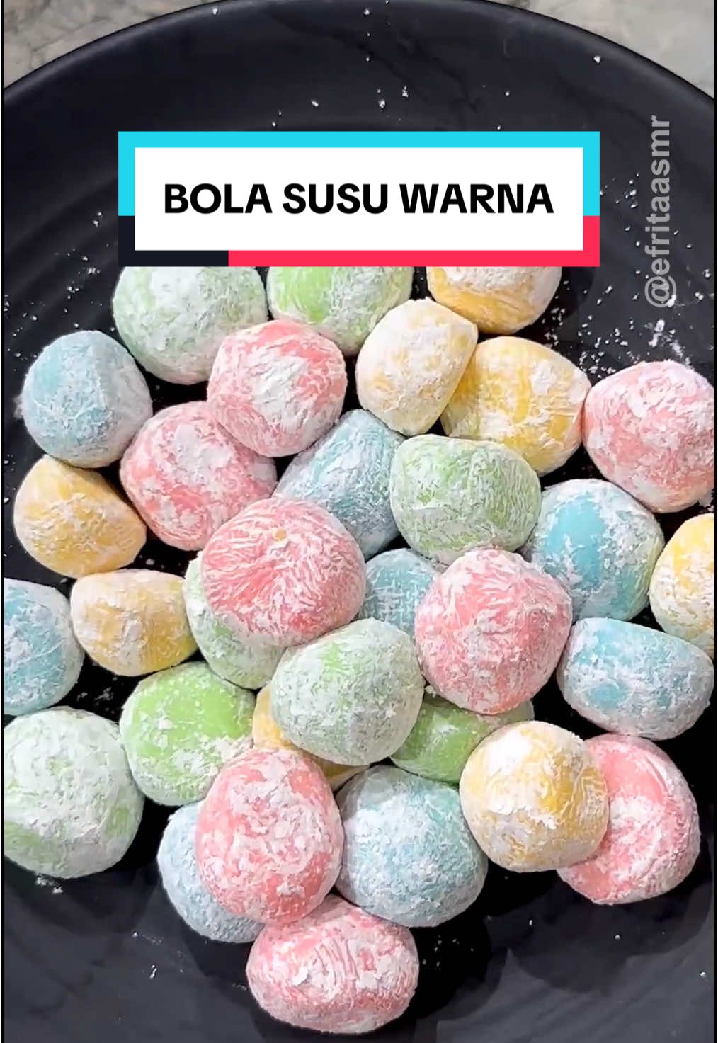 Membalas @susi shd bola susu warna warni #racunefrita #fyp #idejualanefrita #idecemilan #cemilansimple #jajanansd #bolasusu 