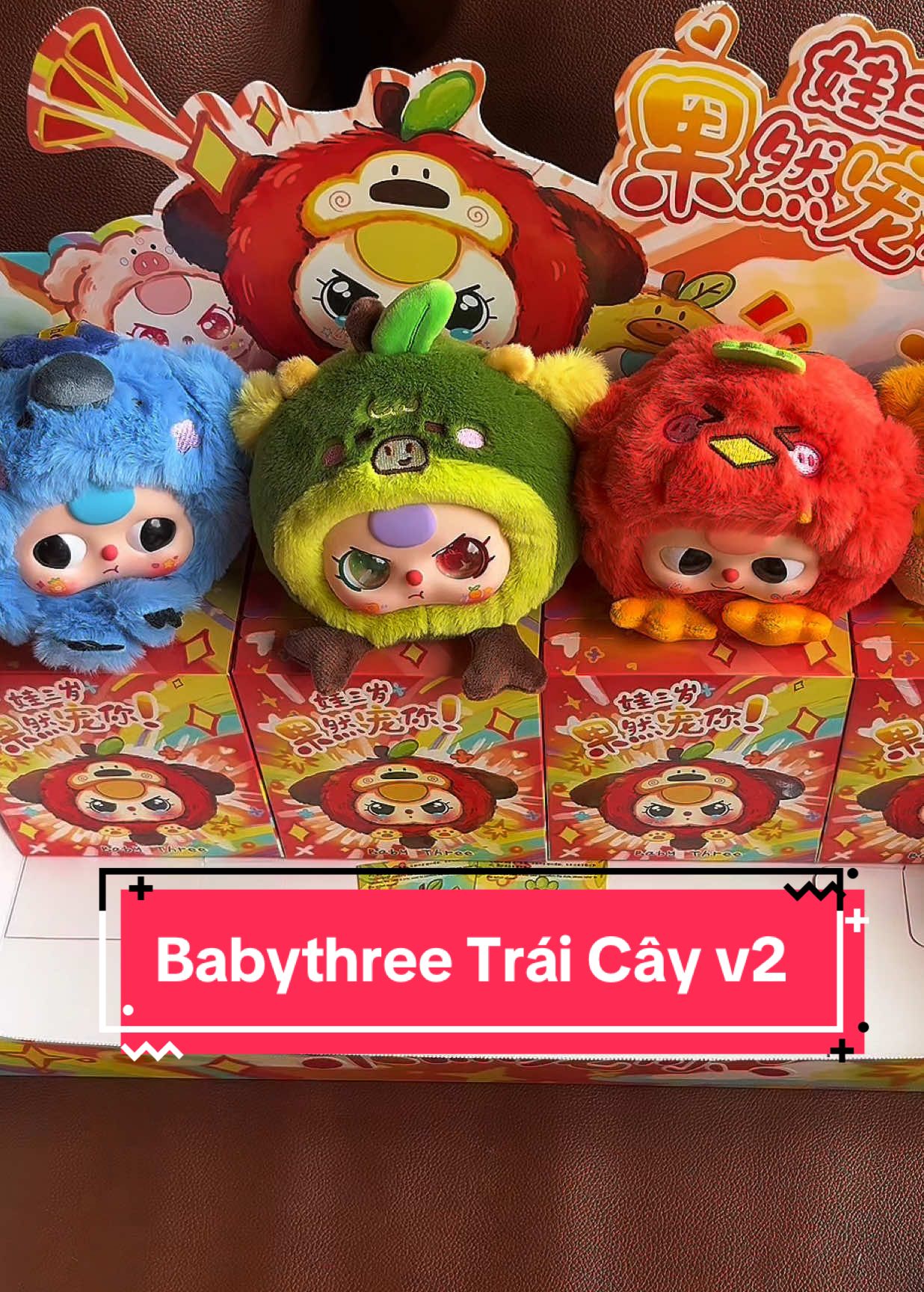 Babythree Trái cây ver2 (v2) đã cập bến tại nhà MM ❤️ #unboxingvideo #unboxing #babythree #blindbox #gaubong #dochoi #quatang #popmart #popmart #viralvideo #tiktok #mmtaphoa 