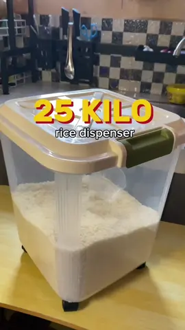 mas malaking lagayan mas maraming blessings.  lalo nat kung iniingatan natin ang blessings  #ricedispenser #ricecontainer #rice #ricestorage #ricestoragebox #aestheticricedispenser #25kgricedispenser 
