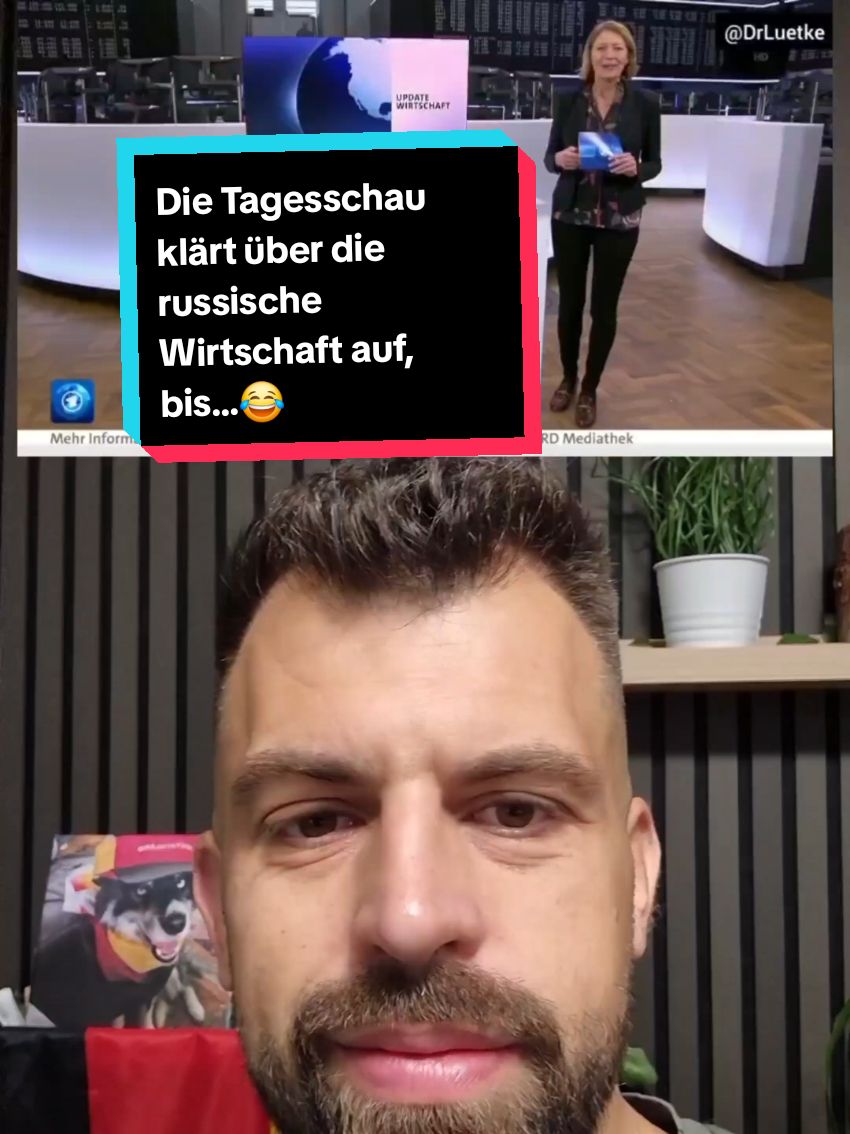 Die Tagesschau klärt über die russische Wirtschaft auf, bis...😂🤡