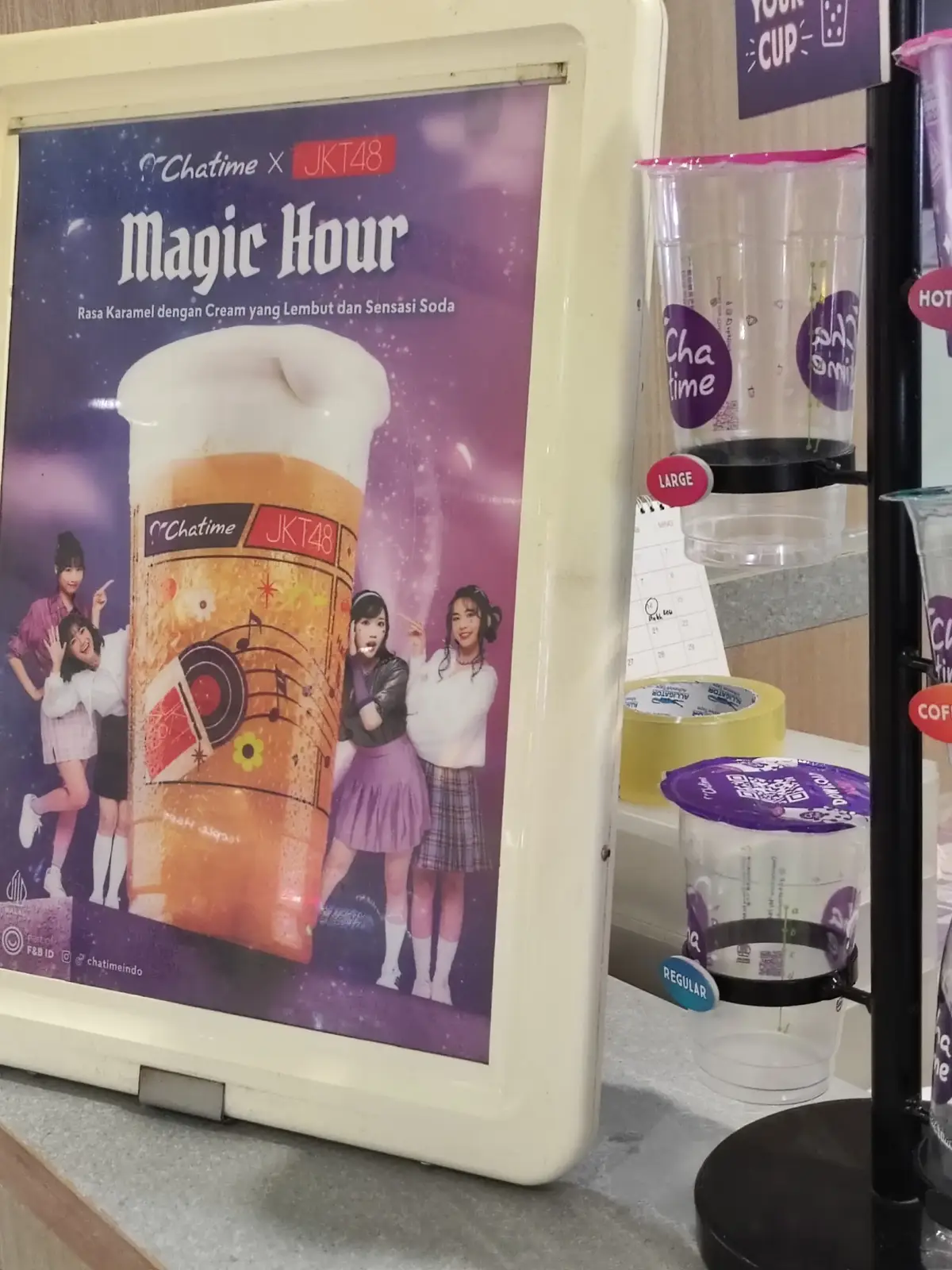 Chatime x JKT48 #chatime #jkt48 #jkt48newera #magichour #photocard 