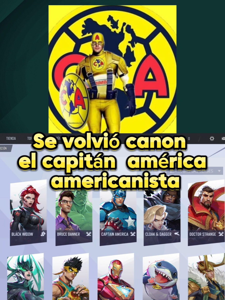 Volvieron canon al capitán américa americanista 🤣 #marvelrivals #marvel #marvelstudios #capitanamerica #america #meme #broma #partati 