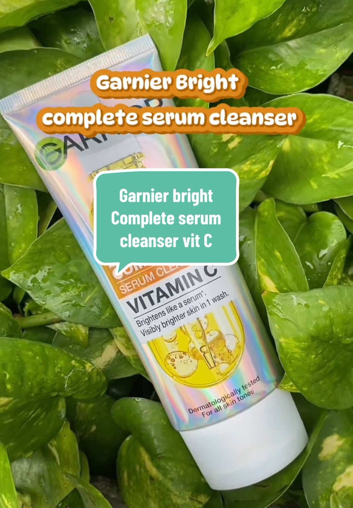 New garnier bright complete serum cleanser Vit C#worththehype2024 #cleanser #garnier #fypage @Garnier Indonesia 