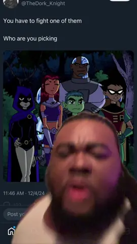 I know he was probably joking but hey😭 #kingj2x #cartoon #teentitans #ttg #teentitansgo #robin #tonystatovci #cartoonnetwork #cnn #batman #beastboy #starfire #raven 