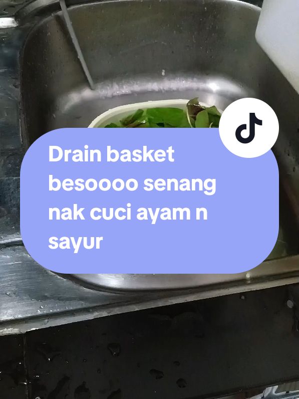 Alang alang nak beli biar puas hati, drain basket ni besar tau nak basuh ayam sayur senang. Harga pun murah je. #drainbasket #drainbasketviral #janjibestdeal 