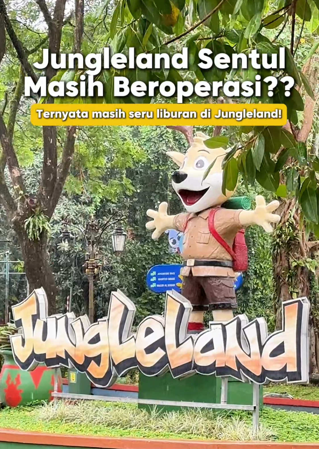 Liburan yang deket-deket aja?? Bisa main ke Jungleland Sentul gesss!!! . . #liburan #explorebogor #themepark #destinasiliburan #liburandekatjakarta 