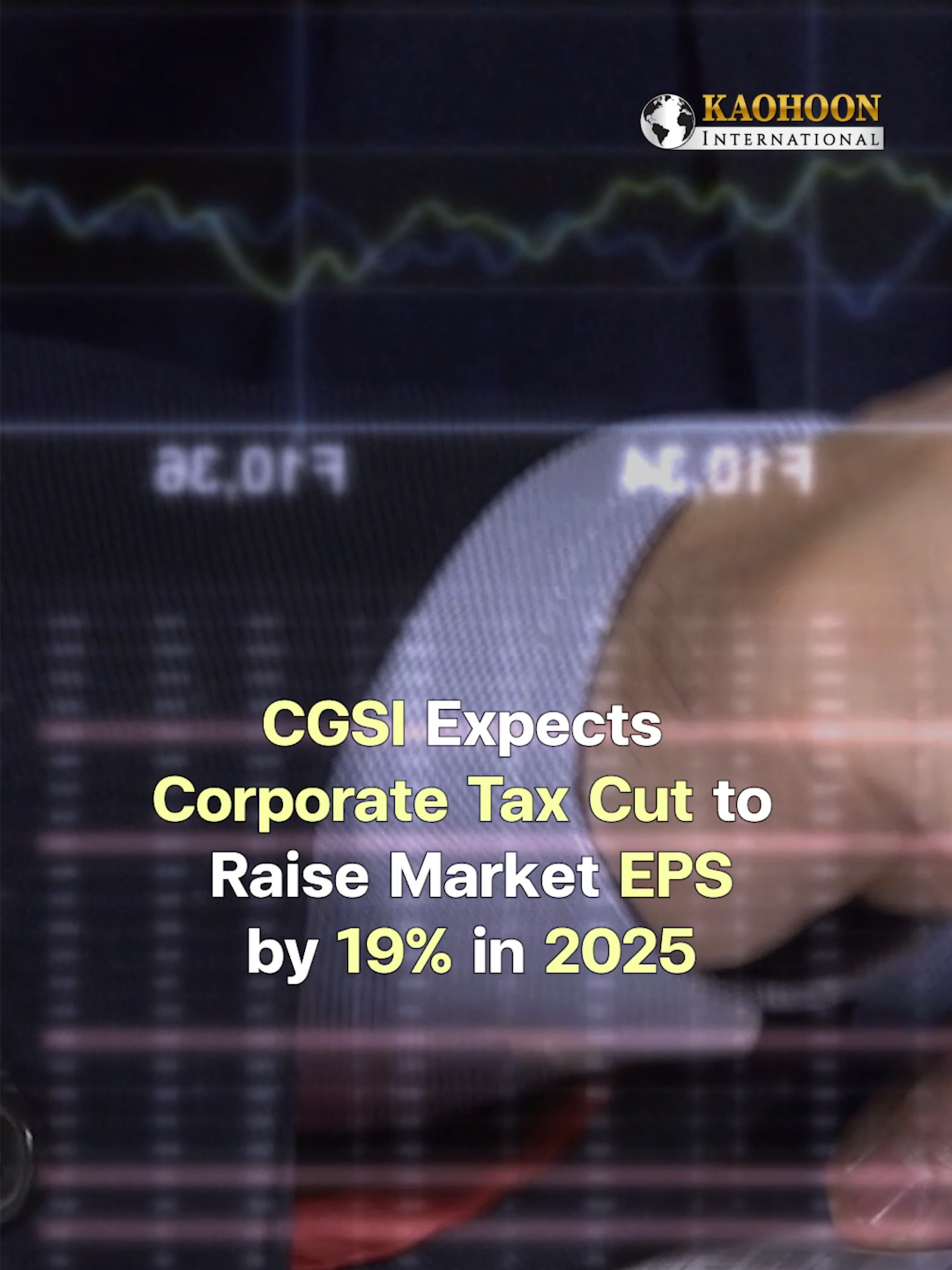 CGSI Expects Corporate Tax Cut to Raise Market EPS by 19% in 2025 #CGSI #Thailand #Tax #CorporateTax #kaohoon #tiktoknews #kaohoononline #KaohoonInternational