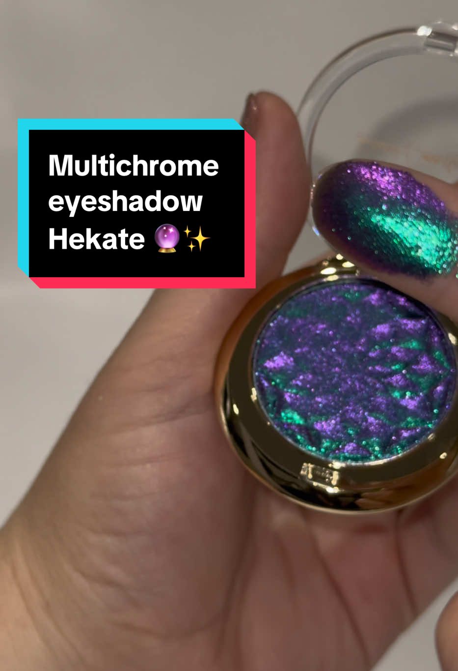 Exited to announce all orders have been packed & posted 😍🙌🏻 our Multichrome eyeshadow Hekate has been super popular this week 🔮✨ We’ve restocked our last batch of these on our website 🫶🏼 #multichrome #eyeshadow #purpleeyeshadow #trendingmakeup #viralmakeup #eyeshadowsingles #multichromeeyeshadow #makeupoftheday #kaimacosmetics