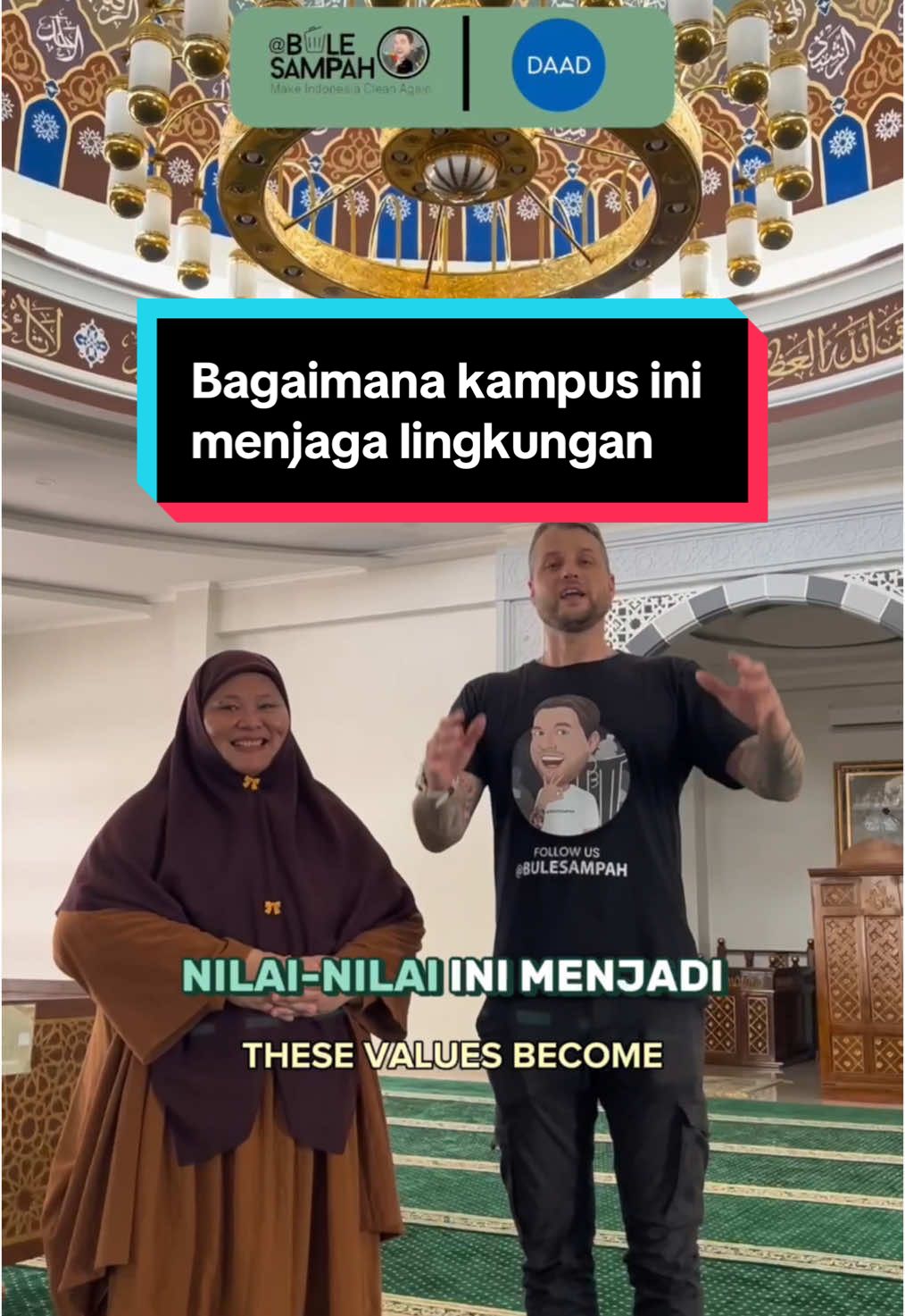 Bagaimana universitas kalian menjaga lingkungan tetap bersih dan ramah lingkungan guys?  #indonesiancampus #uinjakarta #bulesampah #daad i