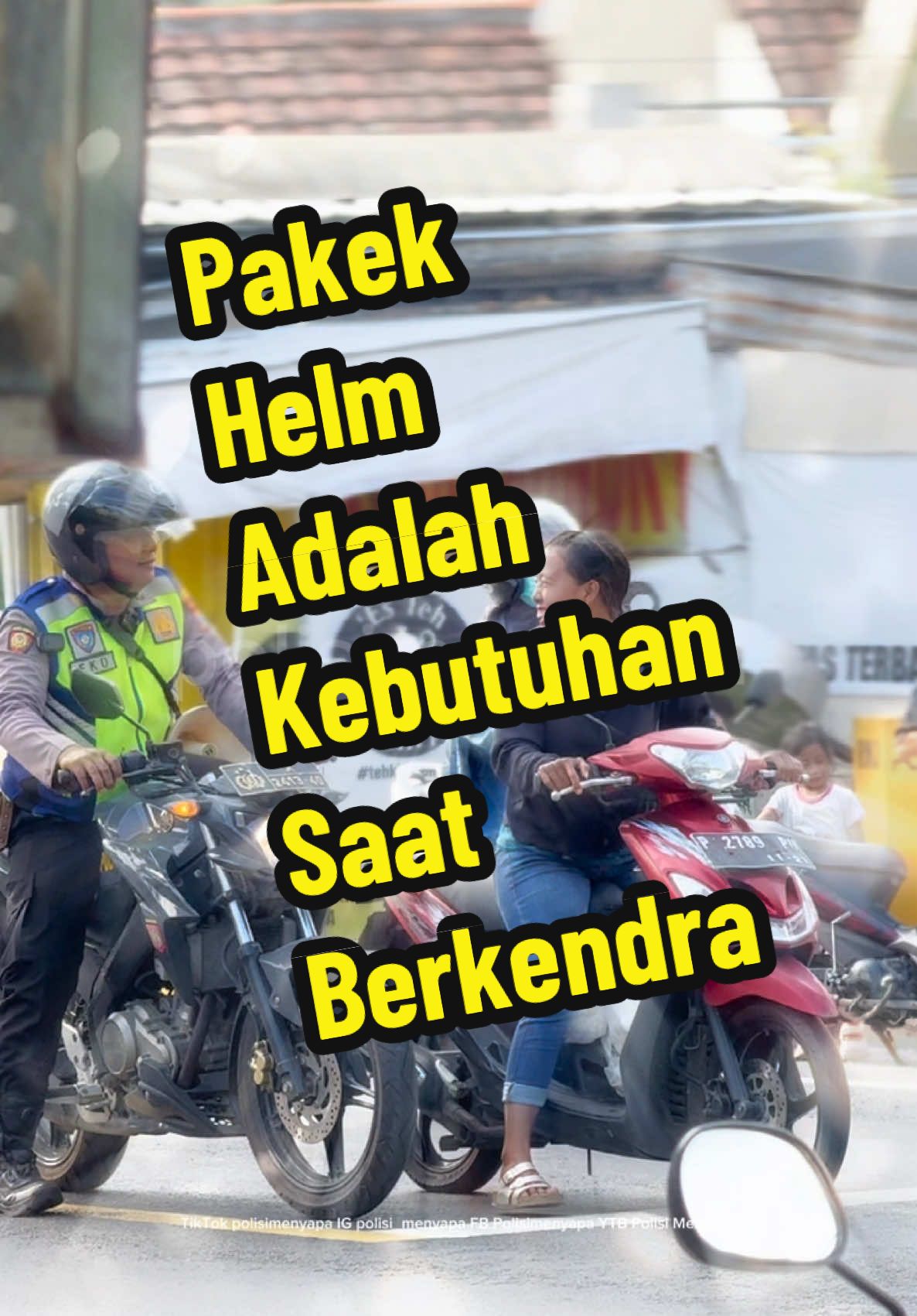 Jangan lupa pakek helm ya 🙏🏻😇❤️ #polisimenyapa #polisimenyapa3 #polisimenyapa2 #polriuntukmasyarakat #polripresisi #fyp #foryoupage #polriindonesia @Polisi Menyapa 2 