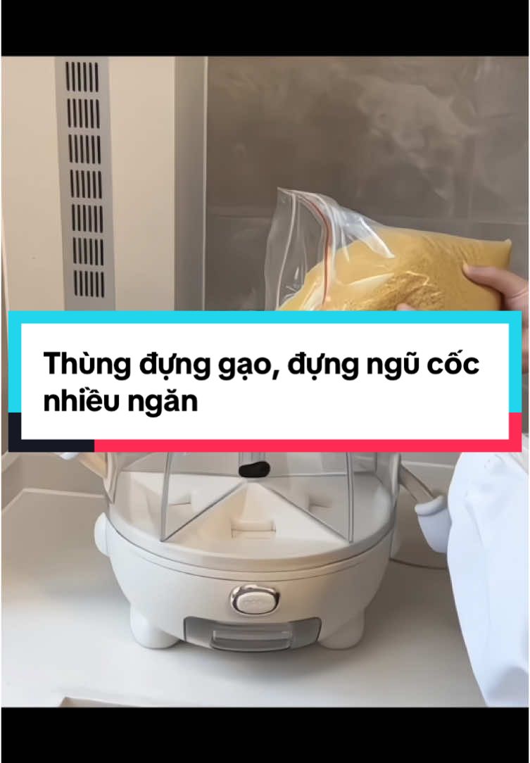 Thùng đựng gạo, đựng ngũ cố nhiều ngăn #giadung #giadungtienich #giadungthongminh #thungdunggao #thungdunggaothongminh #thungdungngucoc #thungdungngucoc6ngan