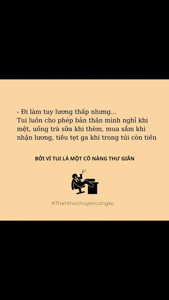 Dù ai chửi ngược chửi xuôi, tôi vẫn cứ là cô nàng thư giãn 😂#thanthochuyencongso #dilamcogivui #dilam #conangthugian 