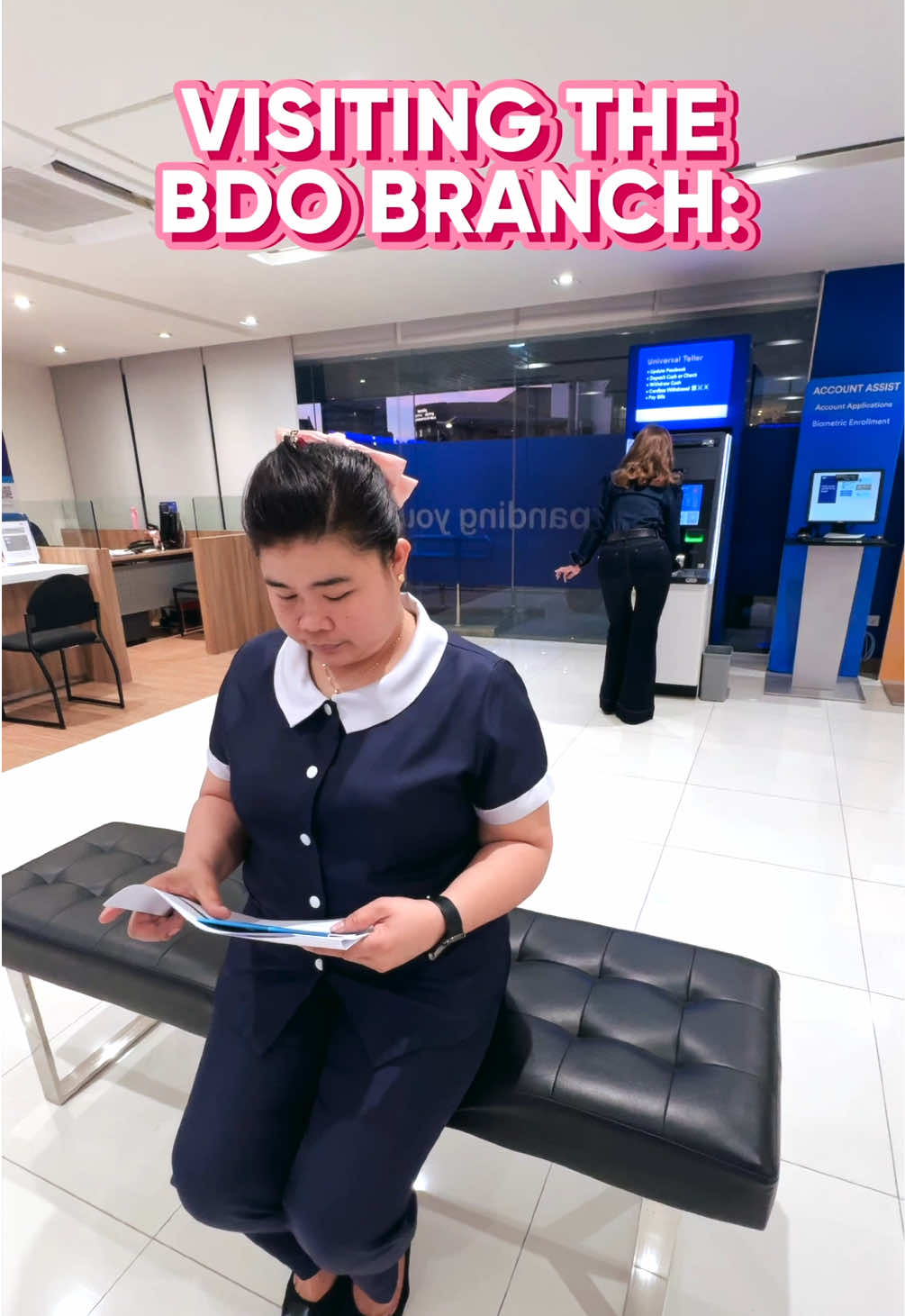 Grabe si Lotlot!! Buti I told her to GO DIGITAL at the branch with the UNIVERSAL TELLER MACHINE! Thanks to BDO, faster and easier branch transactions for everyone!  Go digital with BDO today and see you at the branch!​ ​ #BDOWeFindWays #GoDigitalwithBDO 