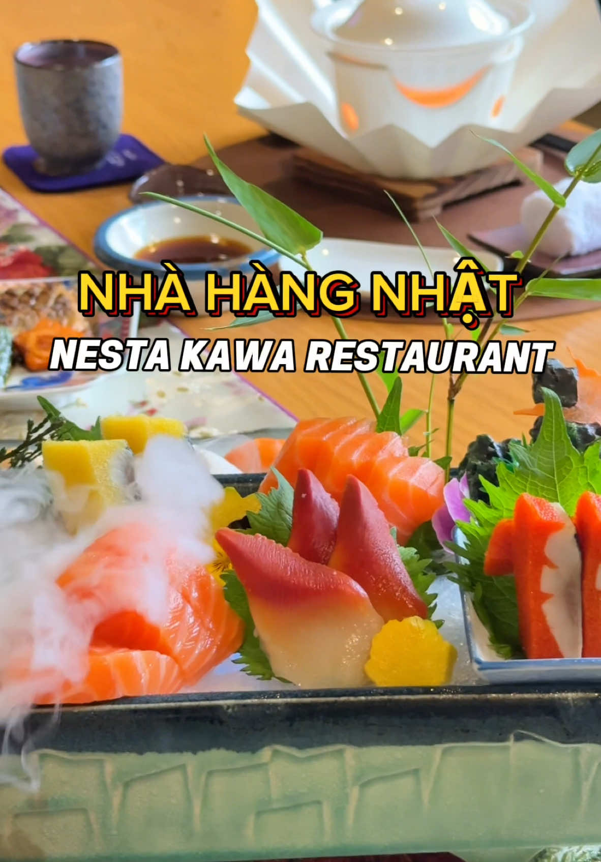 Nhà hàng Nhật sang trọng tươi mới ở ngay khu Đống Đa mà chưa ai nói cho b biết #nestakawarestaurant #nhahangnhat #sushi #sashimi #nhahangnhatban #nestahotel @Nesta Kawa Restaurant