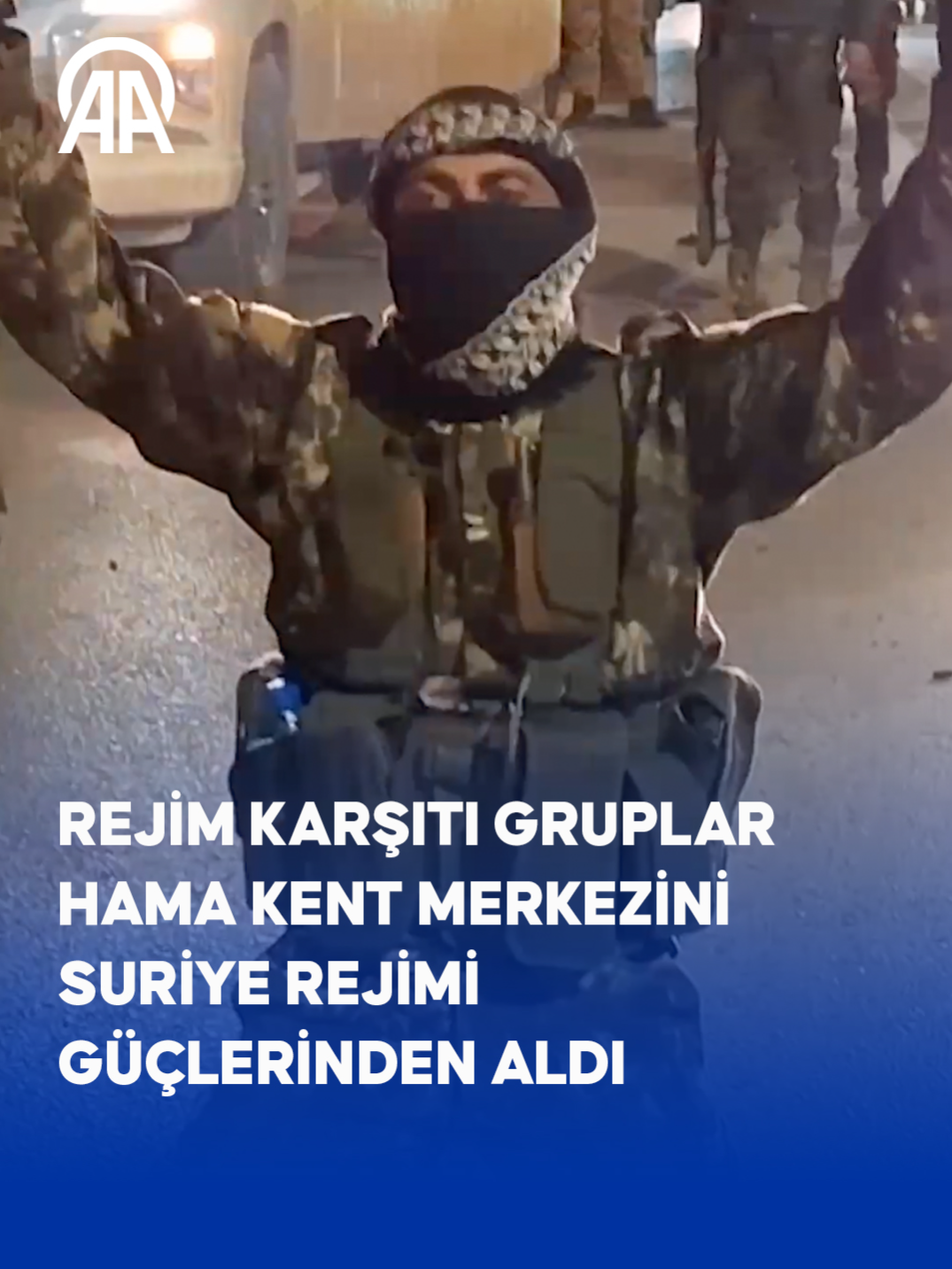 Rejim karşıtı gruplar Hama kent merkezini Suriye rejimi güçlerinden aldı #anadoluajansi #anadolu #hama #suriye #syria #middleeast