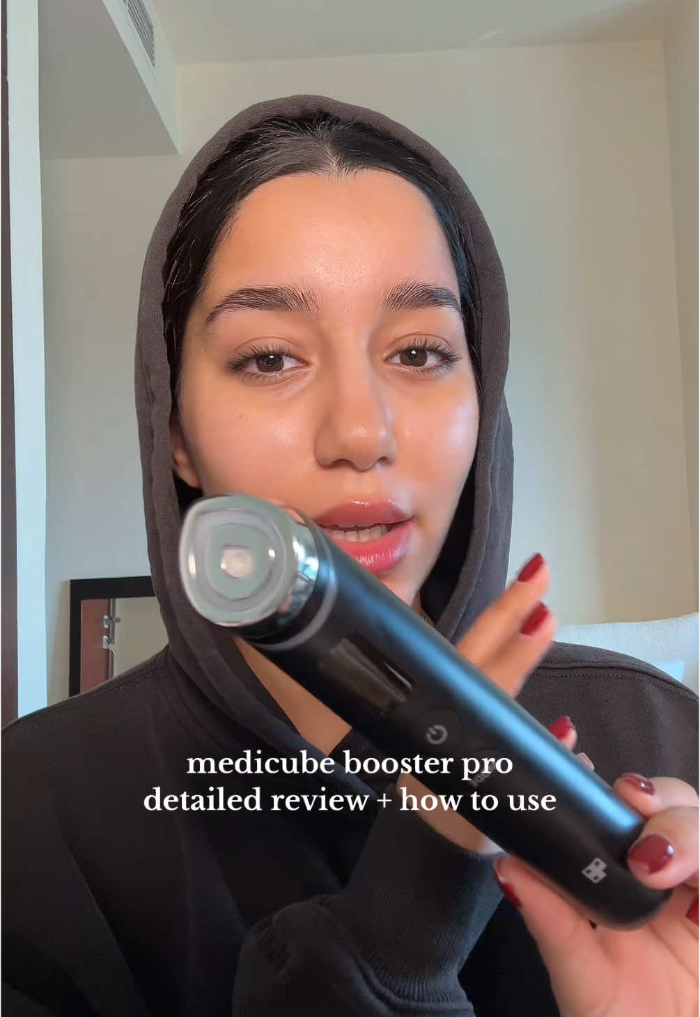 the long awaited @Medicube Global booster pro review! Get it from yes style using my code: Z4KIA222 🤍 not an ad, bought it with my own money #boosterpro #medicube #koreanskincare #skincare 