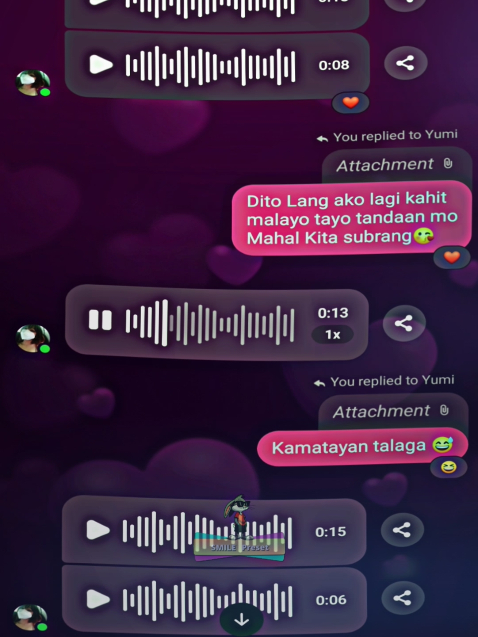 Pag seryoso si Ate Yumi nyo Ito Lang ginagawa ko 😅 #girlfriend #voicemessage #message #cute #flex #fyp #fyppppppppppppppppppppppp #alightmotion #alightmotion_edit 