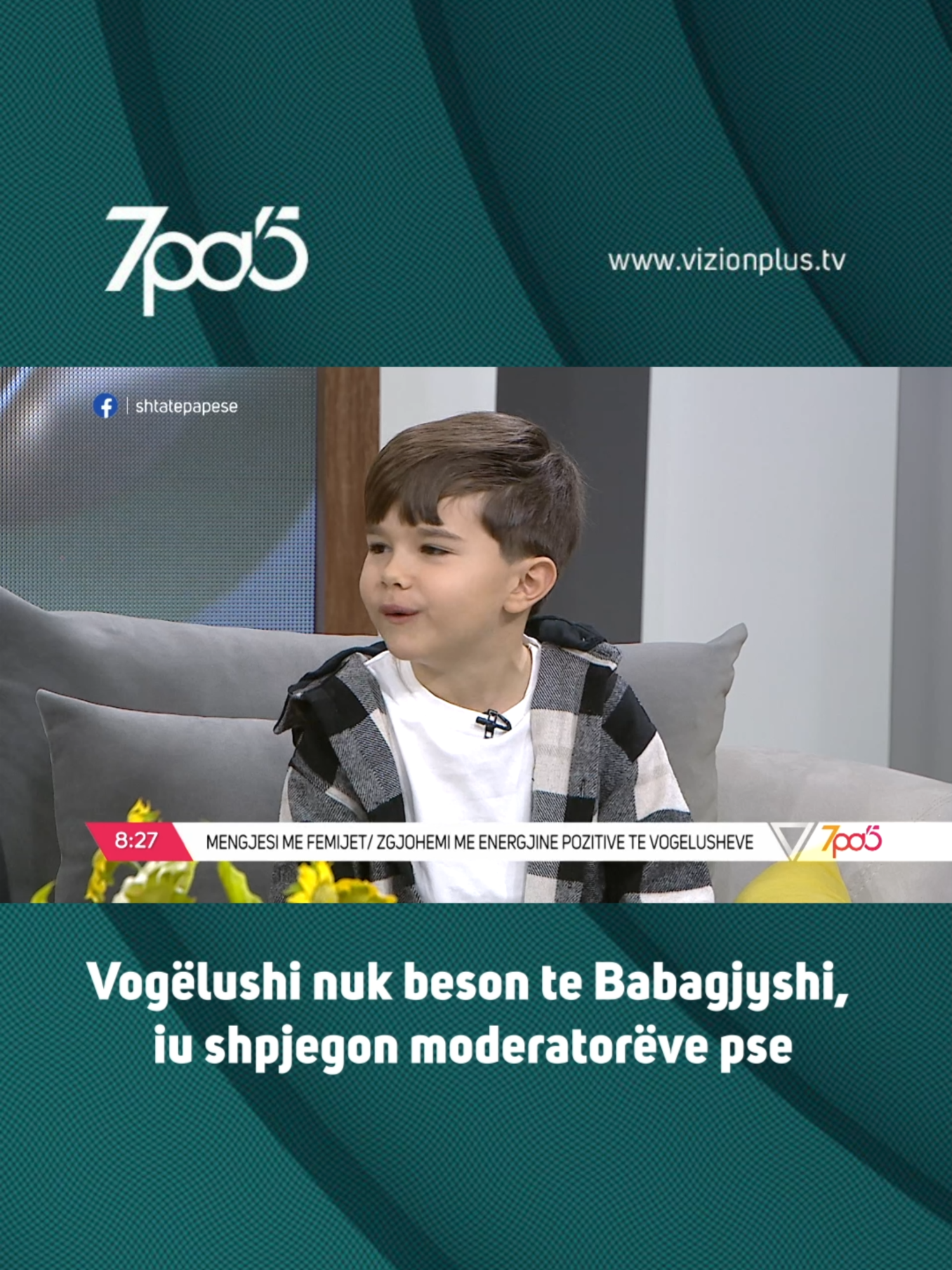 Vogëlushi nuk beson te Babagjyshi, iu shpjegon moderatorëve pse @syrjani @alma.celaj