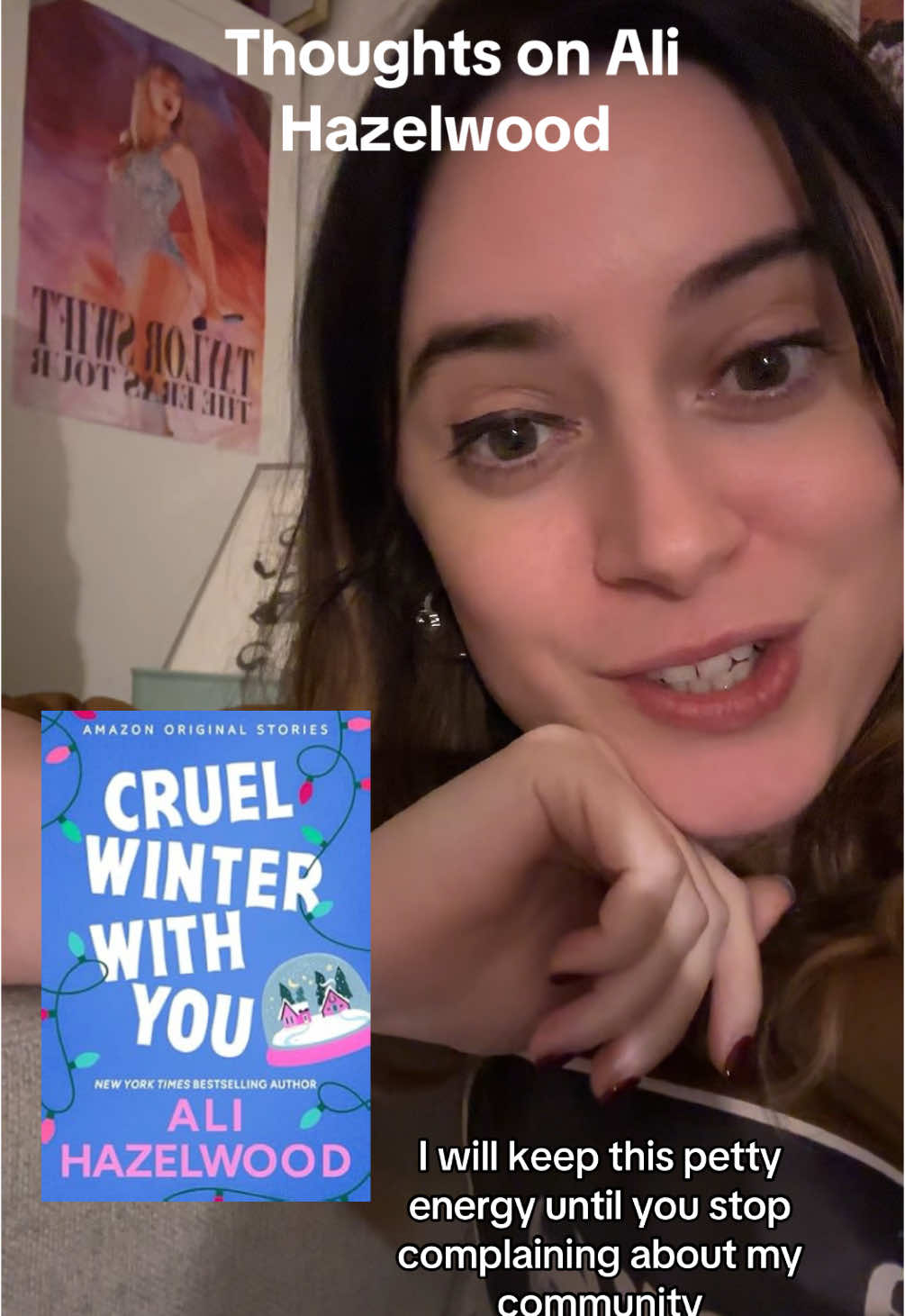 I still don’t know where I stand when it comes to Ali Hazelwood! But Cruel winter with you was good! #BookTok #literarytok #romancebooks #christmasbooks #alihazelwood 