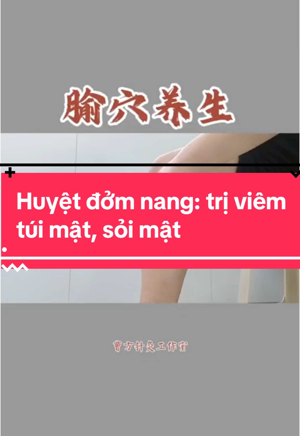 Huyệt đởm nang: trị viêm túi mật, sỏi mật 🥰❤️ #xoabopbamhuyet #yhoccotruyen #yhcttrunghoa #huyetdomnang 