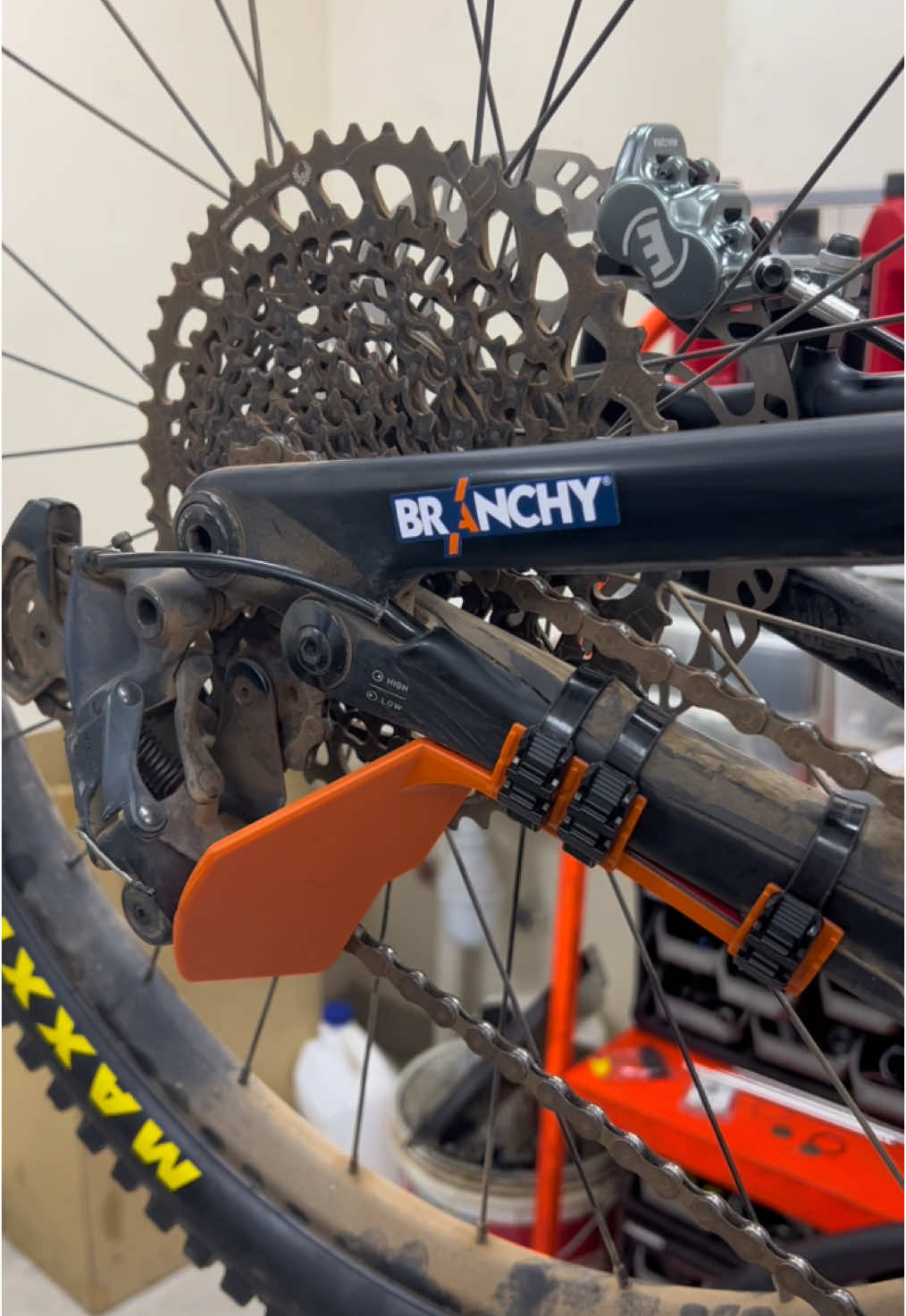 Ya tienes tu BRANCHY ⚡️ para esta temporoda? Protege tu pata de cambio YA 💥  #branchy #branchyprotection #tbikescl #tbikes #chile 