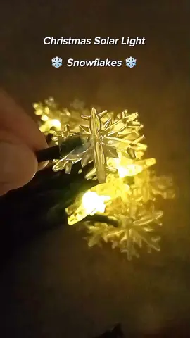 Christmas Solar Light ❄️ Snowflakes ❄️ #snowflakes #christmaslight #solarlight #solar #cristmas #christmasdecor #christmas2024 