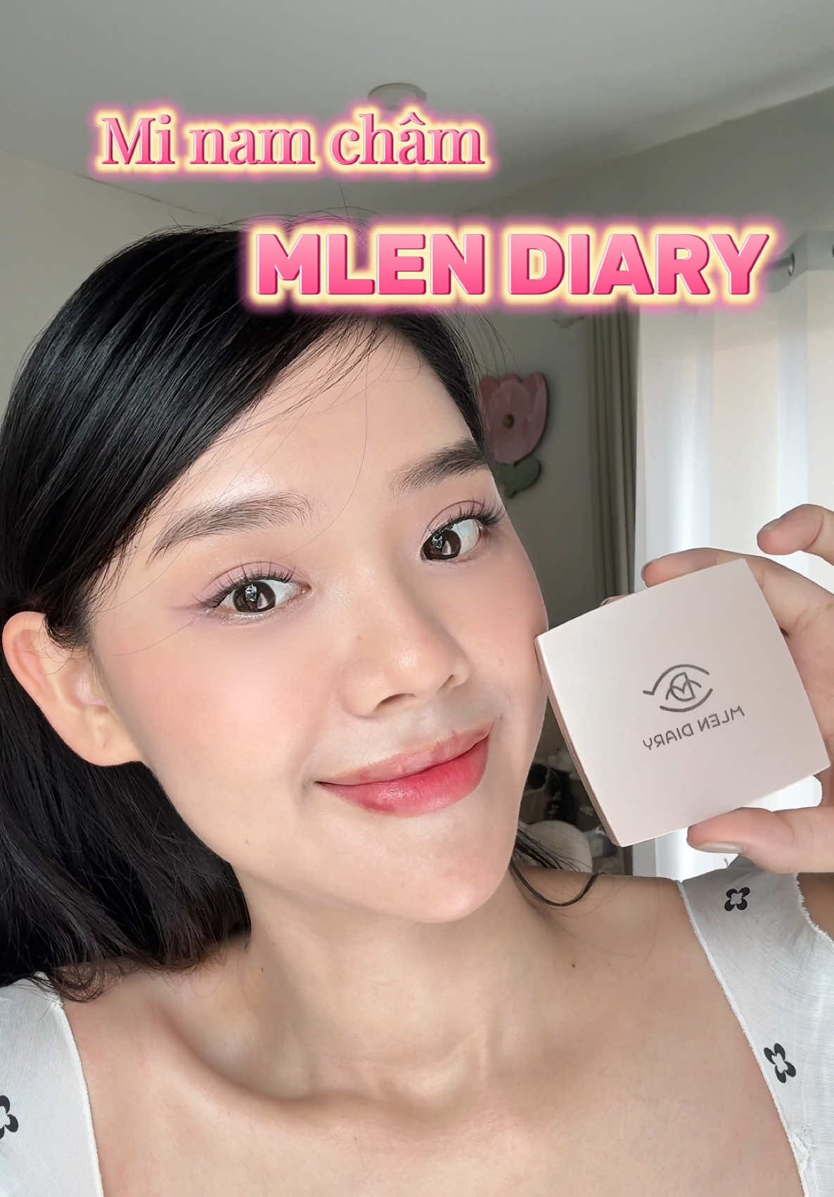 Chỉ 3 phút mà có cặp mi xinh xỉu cùng em Mi nam châm nhà Mlen Diary rồi #mlendiary#minamcham#magneticeyel ashes#Migia #Makeup #goclamdep #makeuptips 