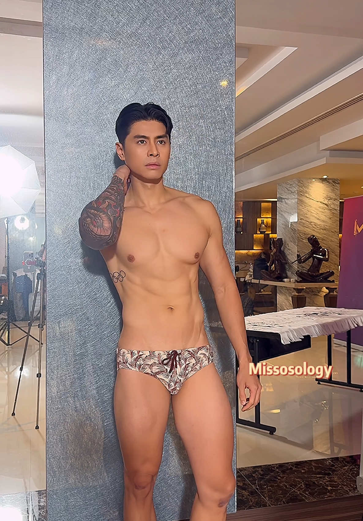 𝗕𝗧𝗦 | Mister International Indonesia 20024, Glenn Victor Sutanto swimwear photoshoot 🇮🇩 #MisterInternational #MisterInternational2024 #16thMisterInternational 