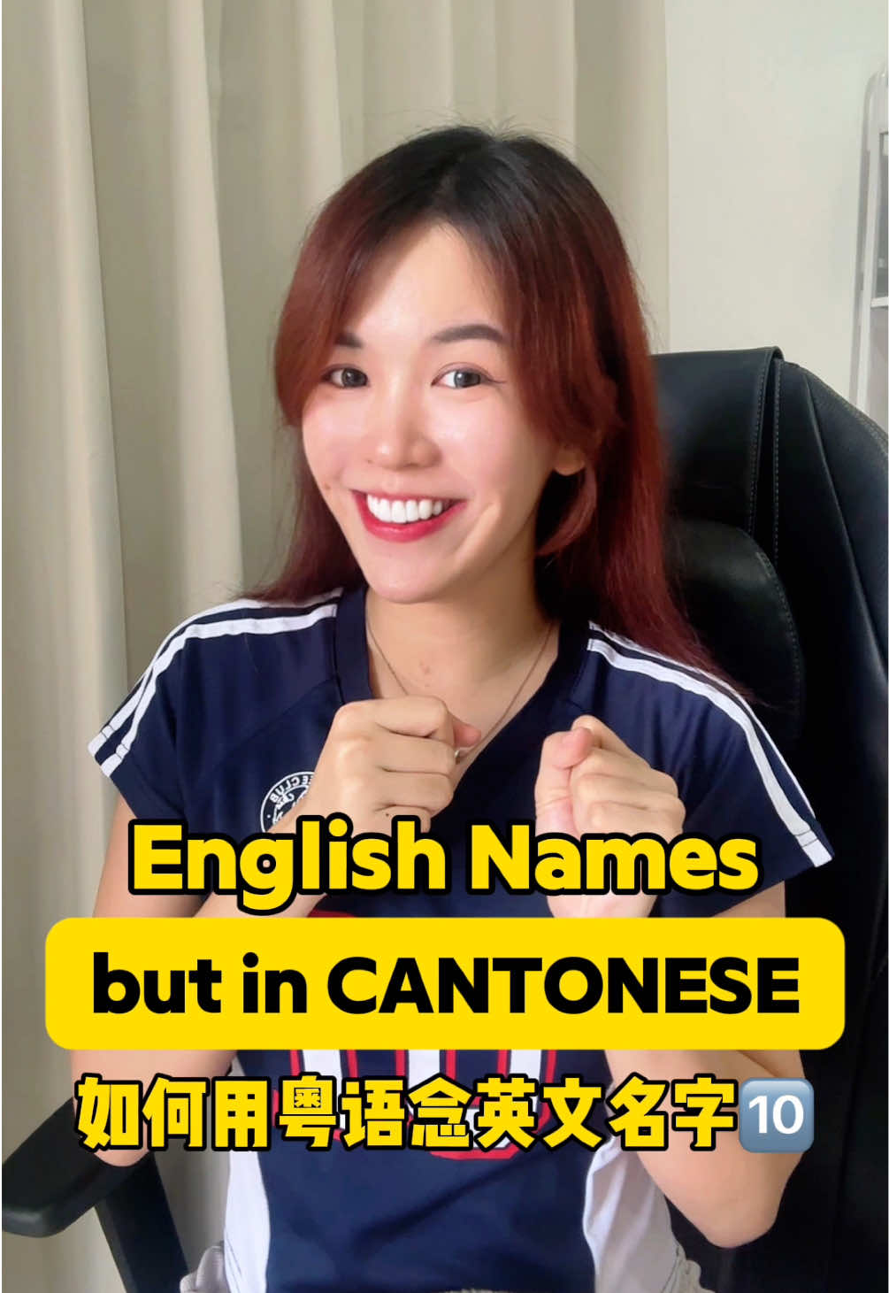 English Names but in Cantonese 👀 Do you have any friend with one of these names? 🤣  (no offence ya, so sorry😆) #LanGagQueenEsther #cantonese #asian #malaysia #language #comedy #chinese #hongkong #funnyreels #names #englishnames #asian #comedy #comedyreels 