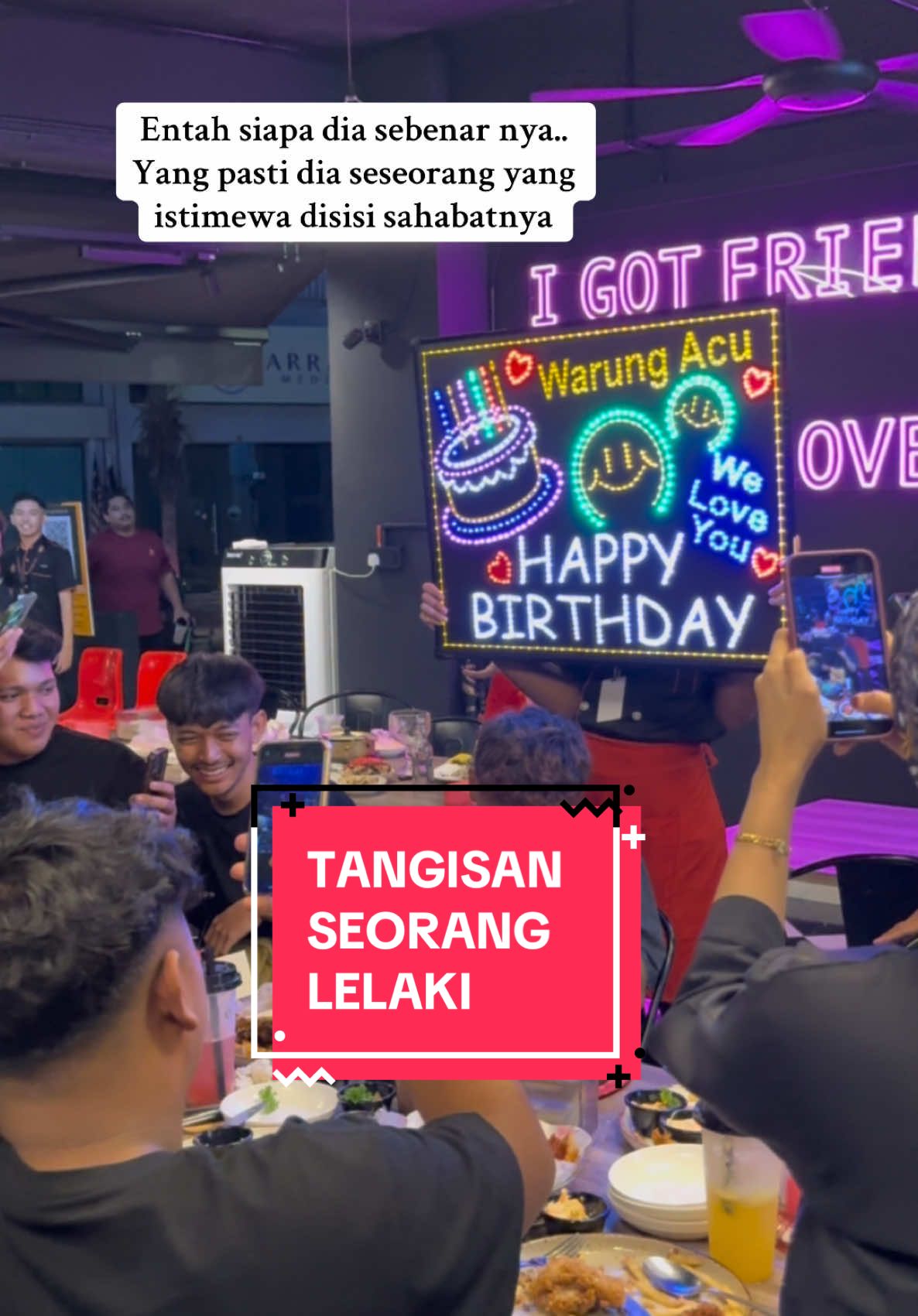 Erti sebuah persahabatan 🙏🏻🥹 #birthday #surprise #lelaki #istimewa #special #gift #sahabat 