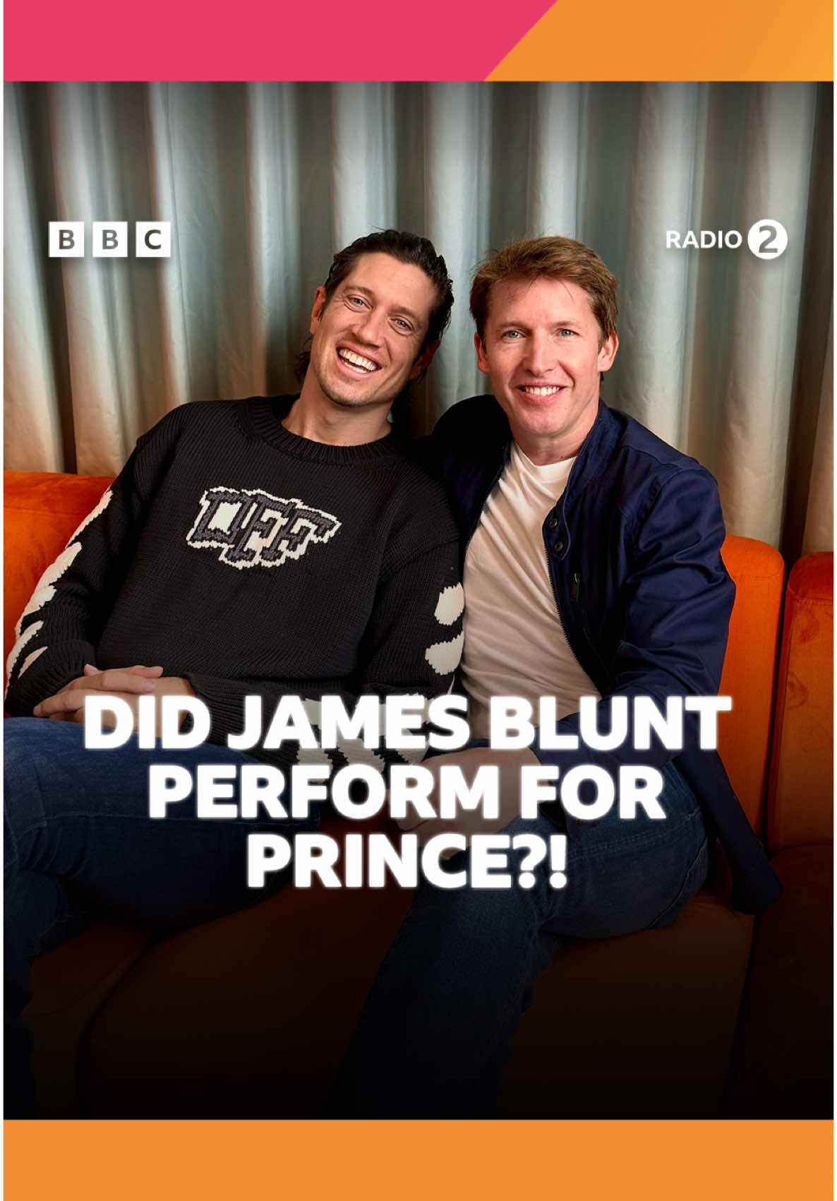 Did James Blunt perform for THE Prince? 🧐😂 Listen to James’ Tracks Of My Years with Vernon Kay on BBC Sounds 🧡 #jamesblunt #vernonkay #prince 