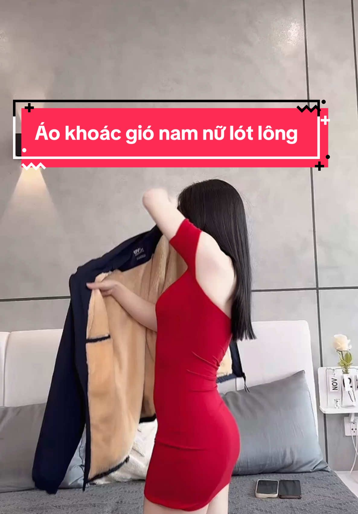 Áo khoác gió nam nữ lót lông