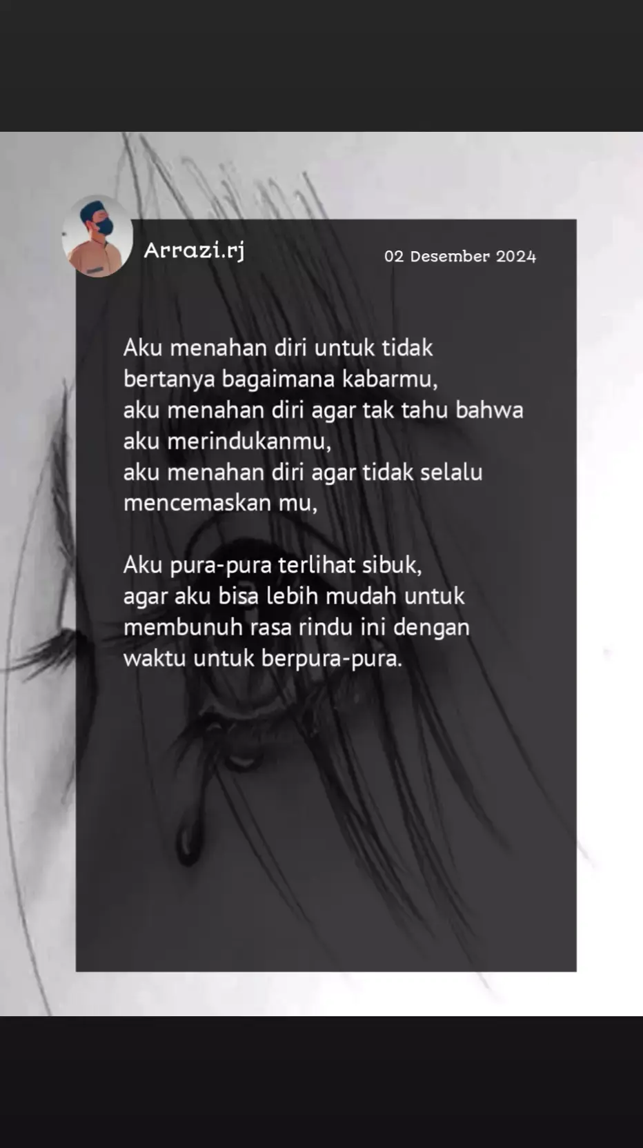 #fypstorywa #selfrimender #reelsinstagram #tentangrasa😥 #story #tentangrasa😥 #reels #quotesoftheday #katakata 