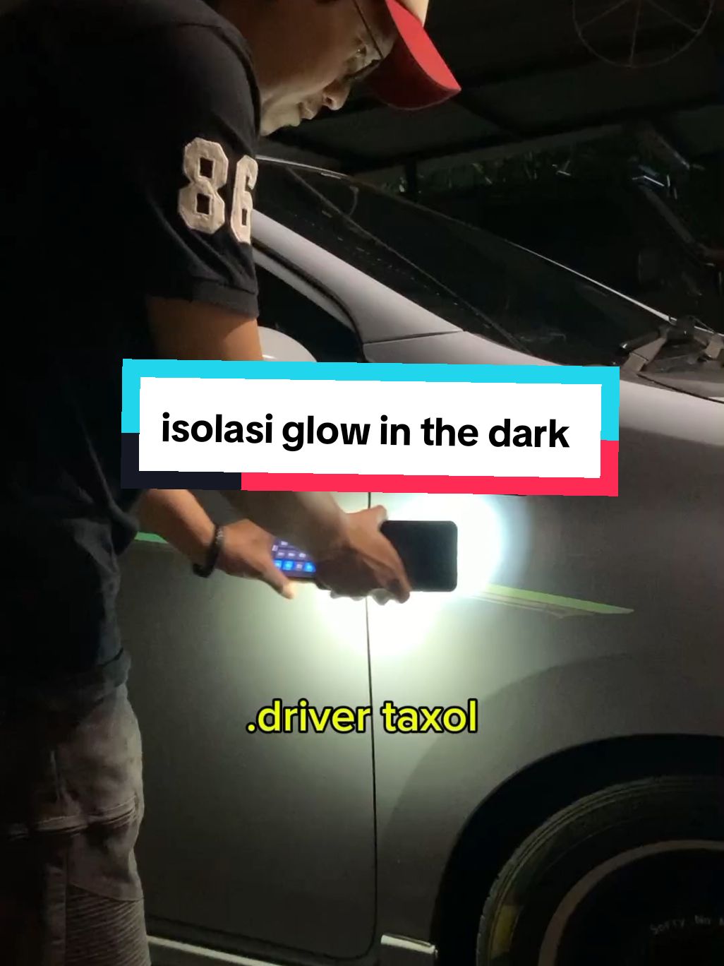 isolasi glow in the dark  cuma 15 ribu an #glowinthedark #isolasi #stickermobil #drivertaxolracing #fyp #viral 