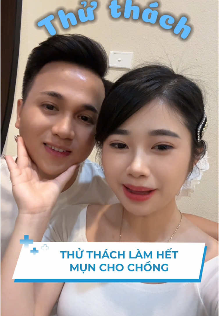 Thử thách làm hết mụn cho chồng tại nhà! #ActiscarAcnes #damun #skincare #mun #xuhuongtiktok2024 