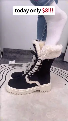 Warm mid-calf snow boot #tiktokshopblackfriday #blackfriday #womenboots #snowboots #wintershoes #warmshoes #tiktokmademebuyit  #tiktokshopholidayhaul #spotlightfinds 